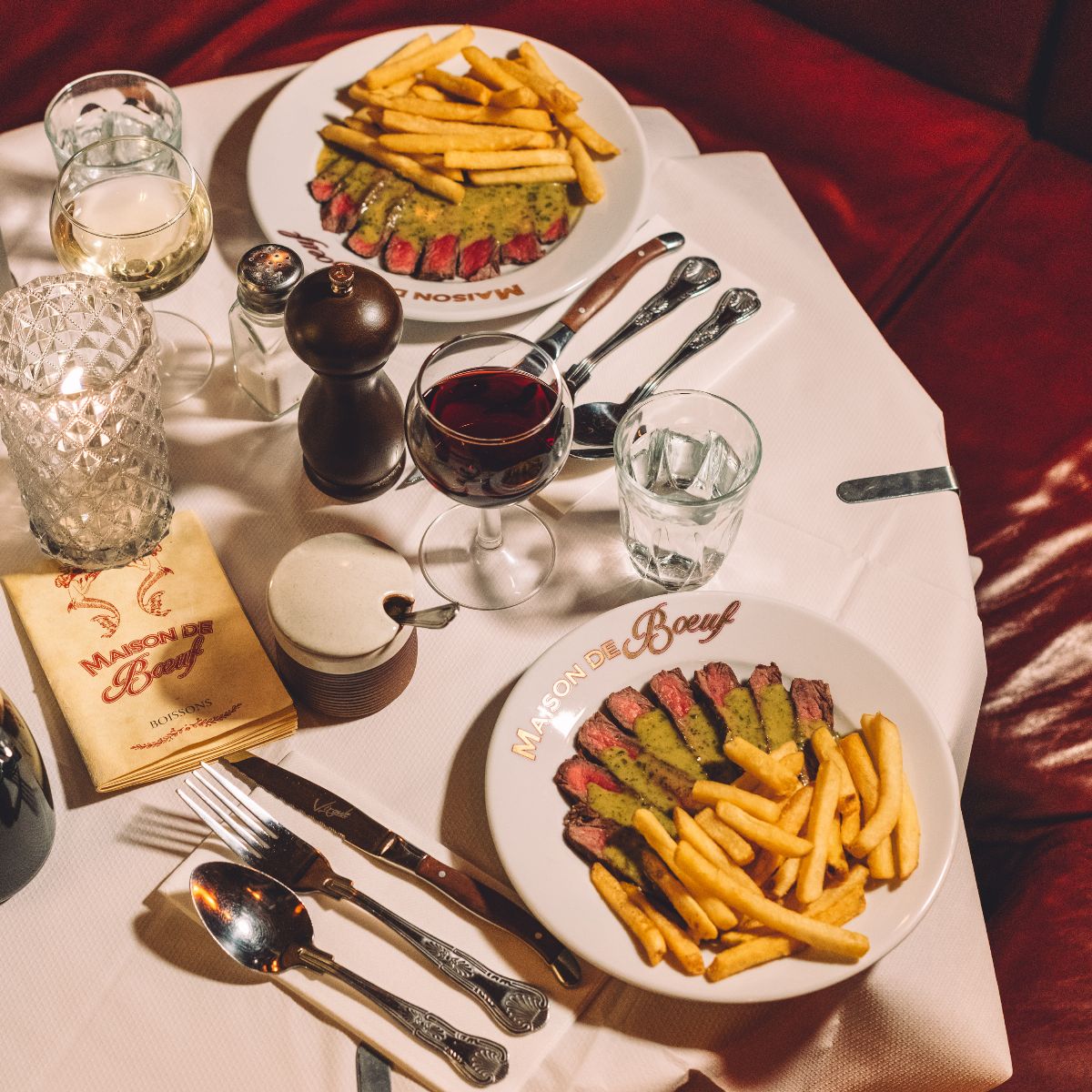 Steak Frites, The main event
